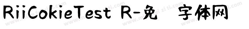 RiiCokieTest R字体转换
